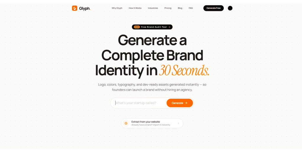 Glyph - brand identity generator screenshot 5 of 5