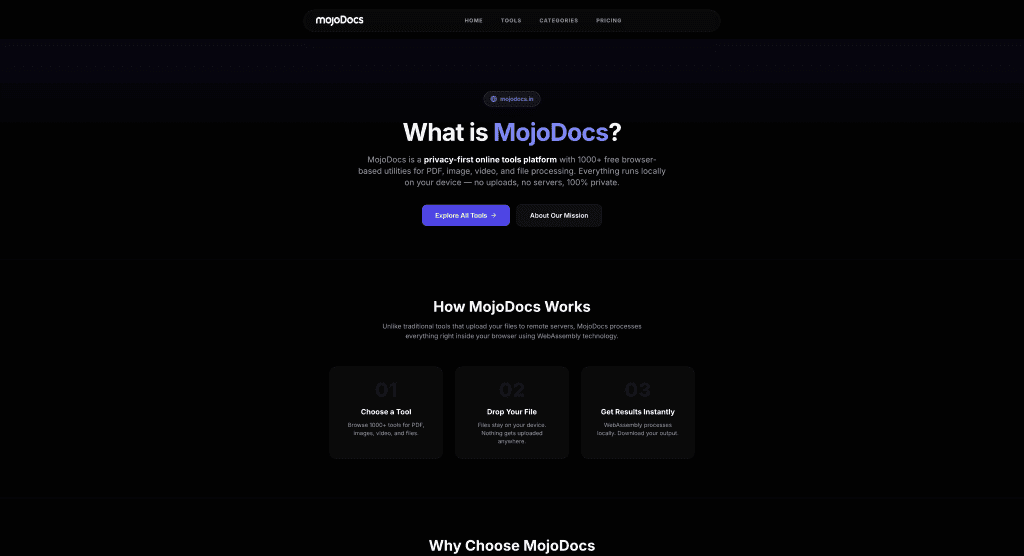 MojoDocs screenshot 2