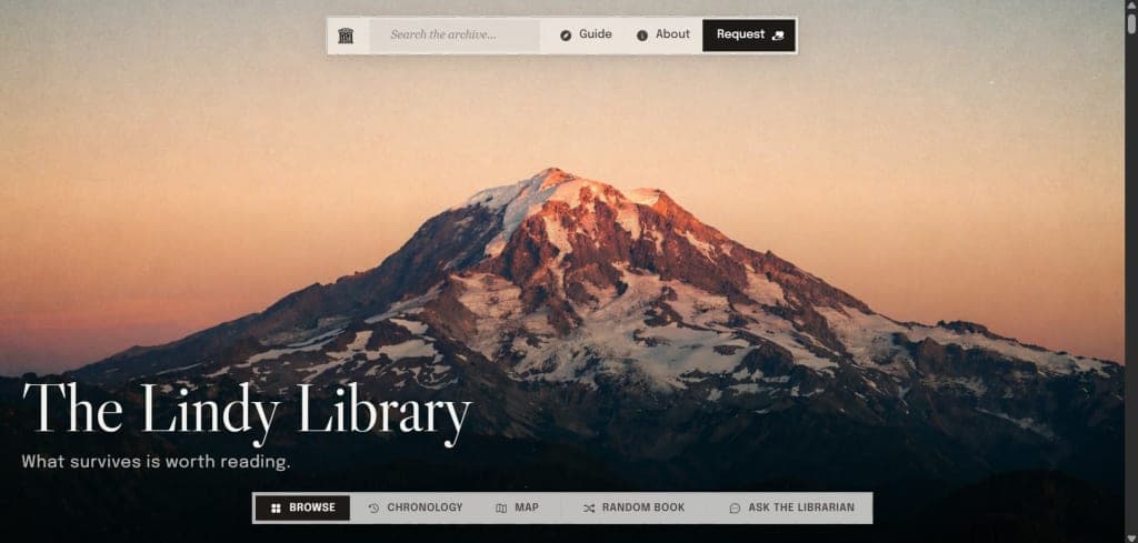 The Lindy Library screenshot 1