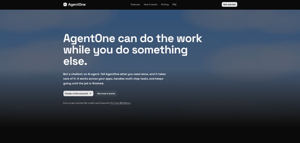 AgentOne - Free AI Agent and Deep Researcher screenshot 3
