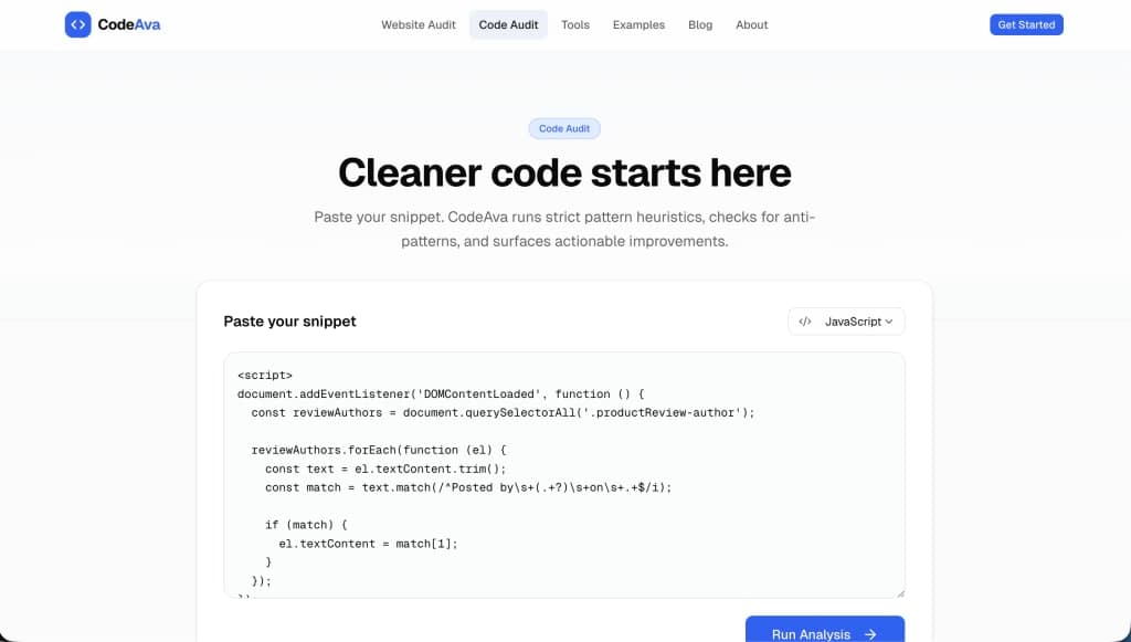 CodeAva screenshot 2