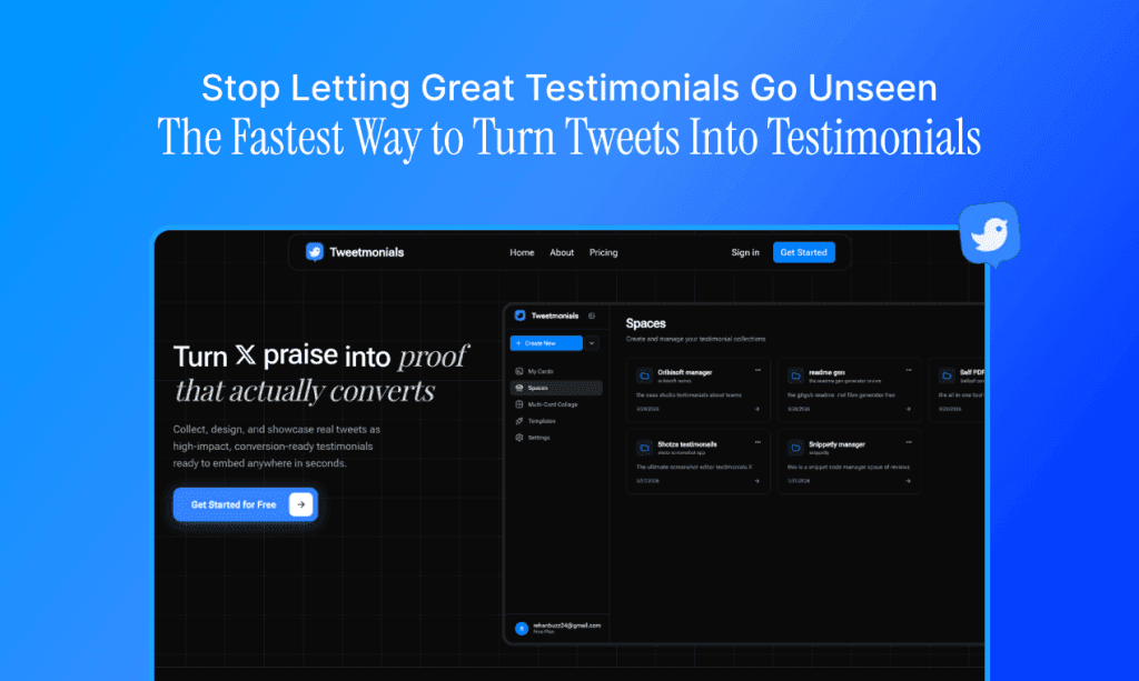 Tweetmonials screenshot 1