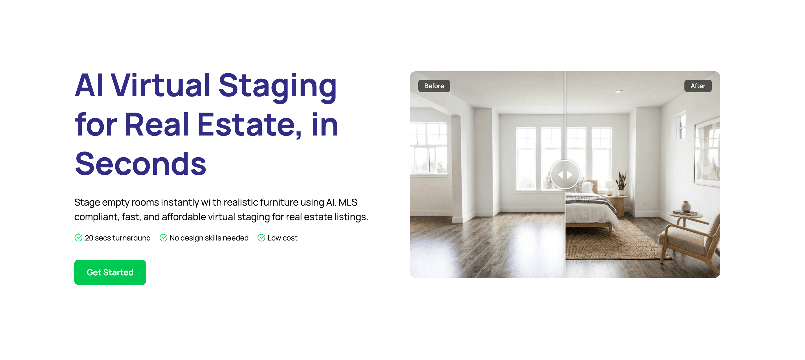 AI Virtual Staging - Instant AI virtual staging for real estate.