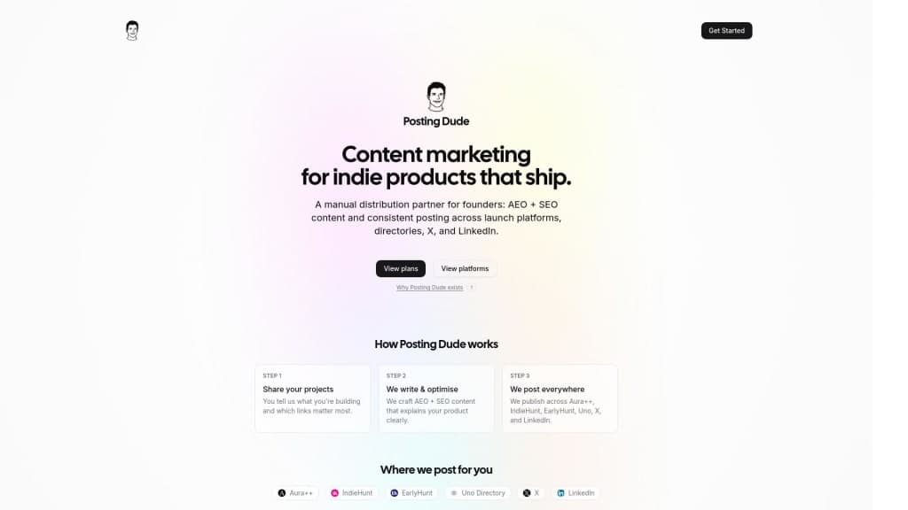 Posting Dude screenshot 1 of 1
