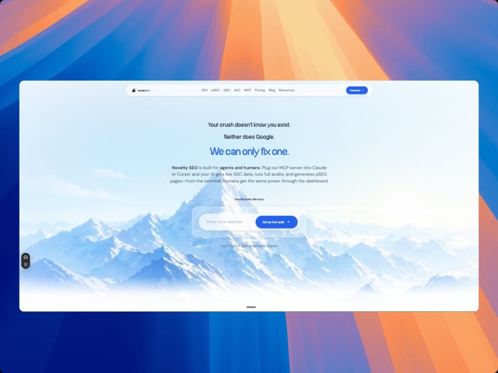 Novelty SEO screenshot 1