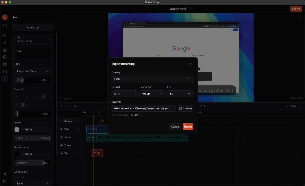Screenforge screenshot 5