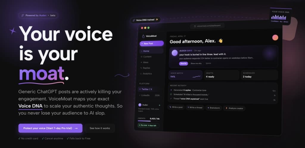 VoiceMoat screenshot 1