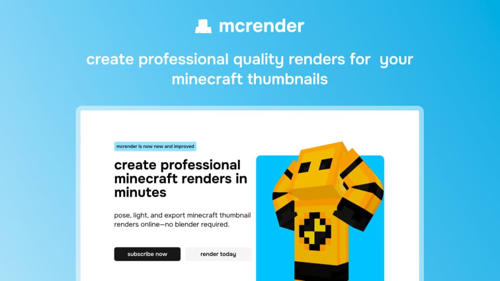 MCRender screenshot 1