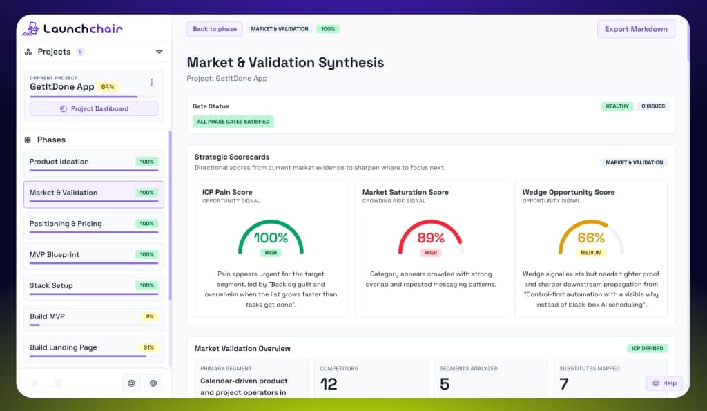 LaunchChair screenshot 1