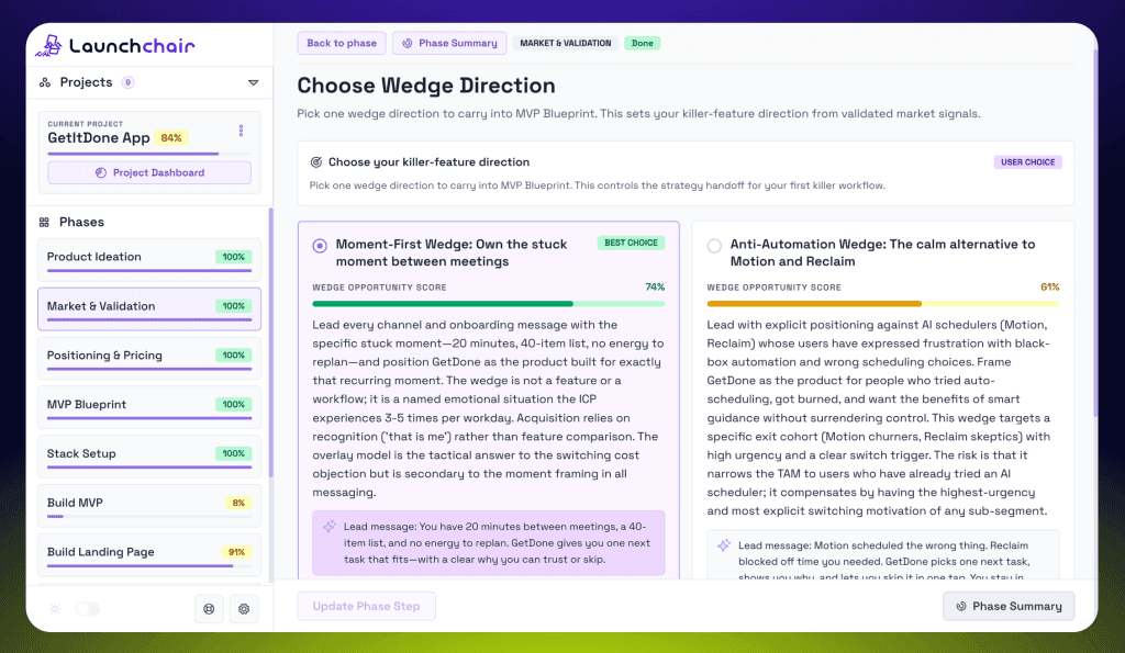 LaunchChair screenshot 4