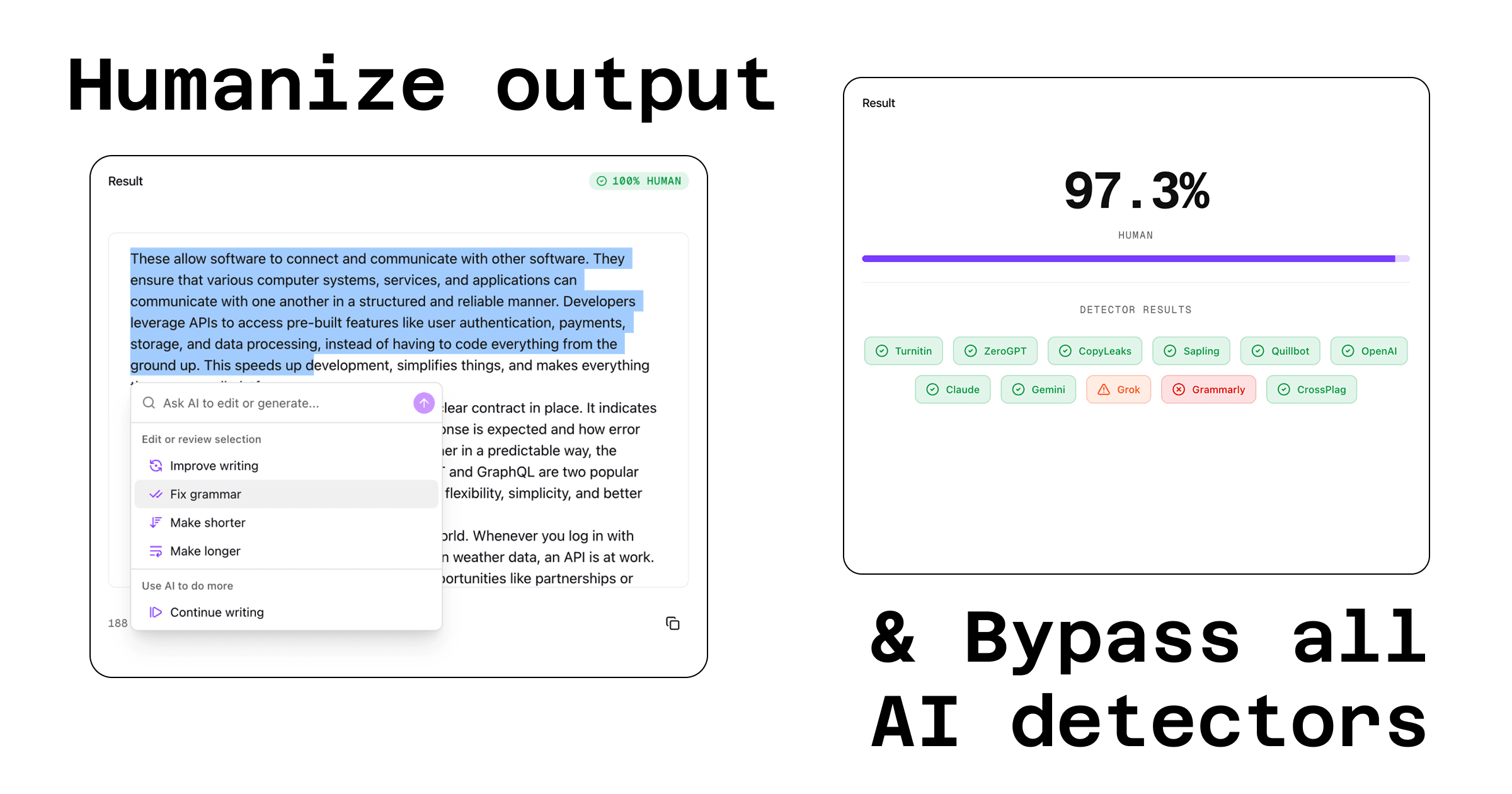 SupWriter — Humanize AI Text & Pass AI Detectors