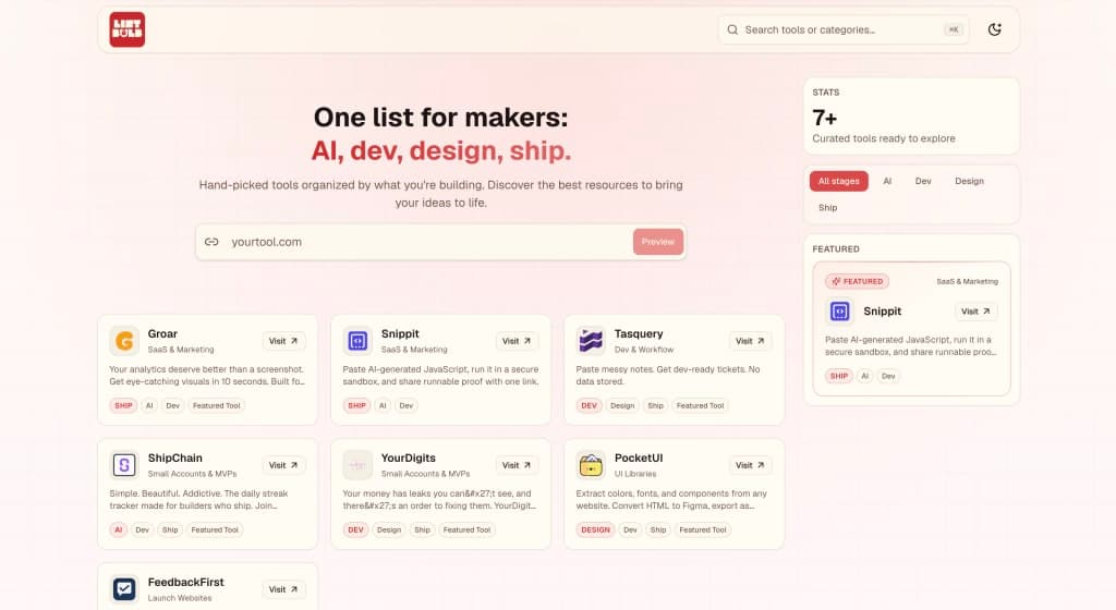 List Bulb screenshot 1