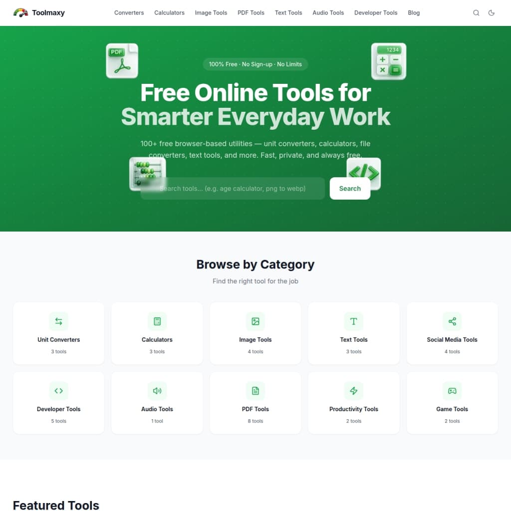 Toolmaxy screenshot 1 of 1