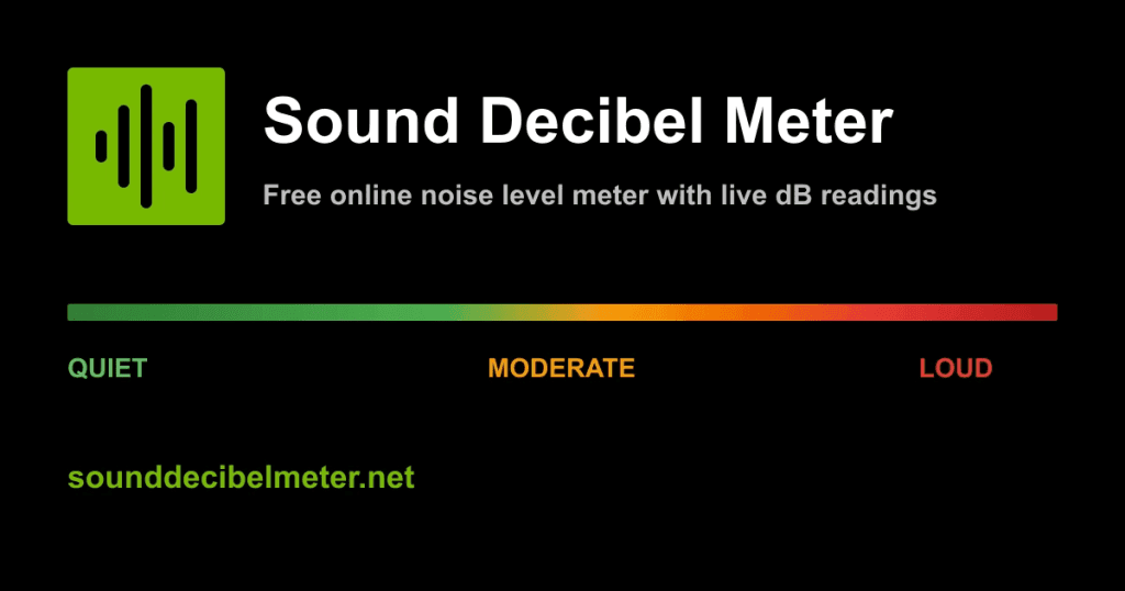 Sound Decibel Meter Online screenshot 1 of 1
