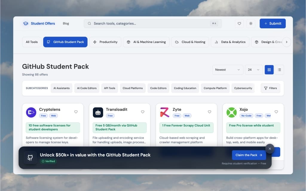 Student Offers screenshot 3