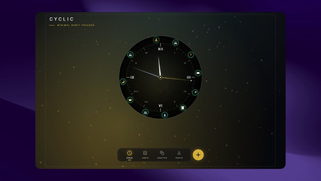 Cyclic Habits | Circular Habit Tracker & Focus Timer screenshot 1