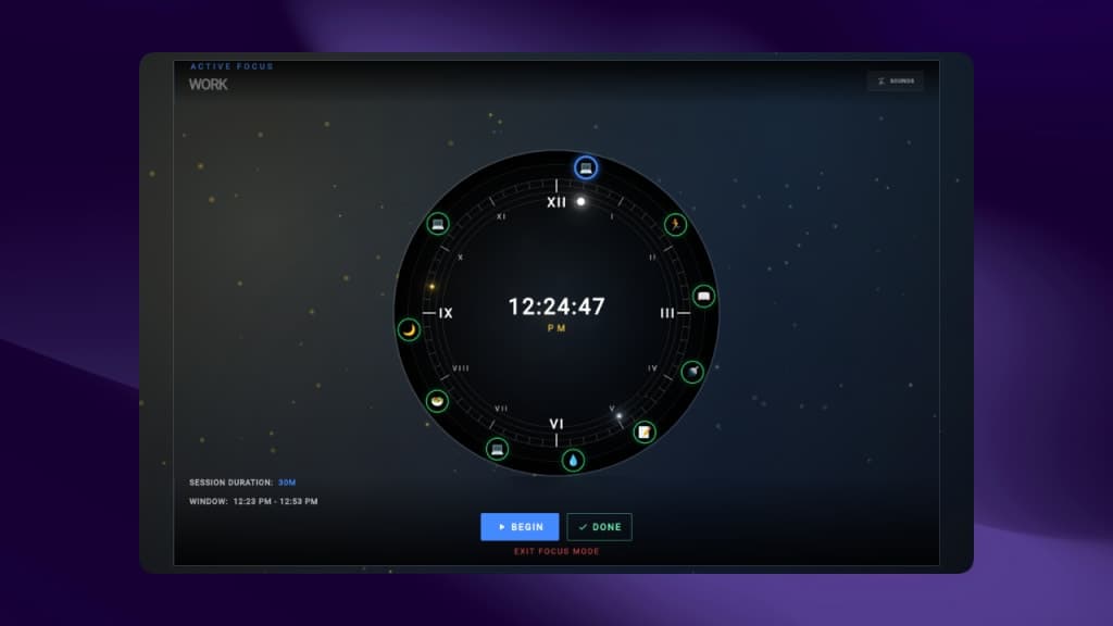 Cyclic Habits | Circular Habit Tracker & Focus Timer screenshot 3