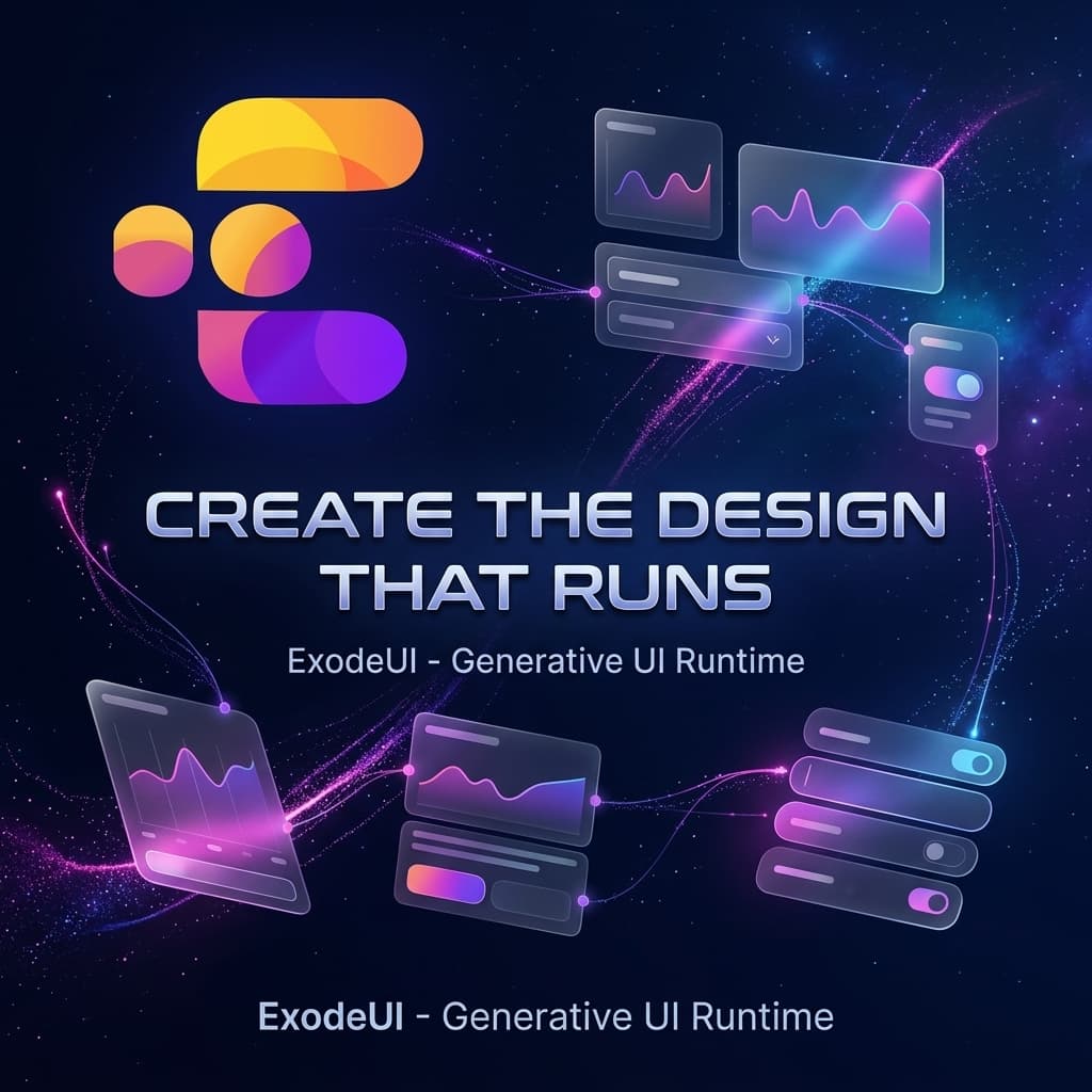 ExodeUI — Stop Building Digital Paper. Start Creating Living Software.