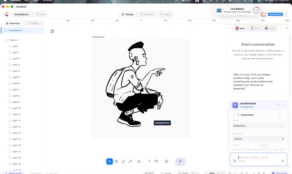 ExodeUI screenshot 1 of 3