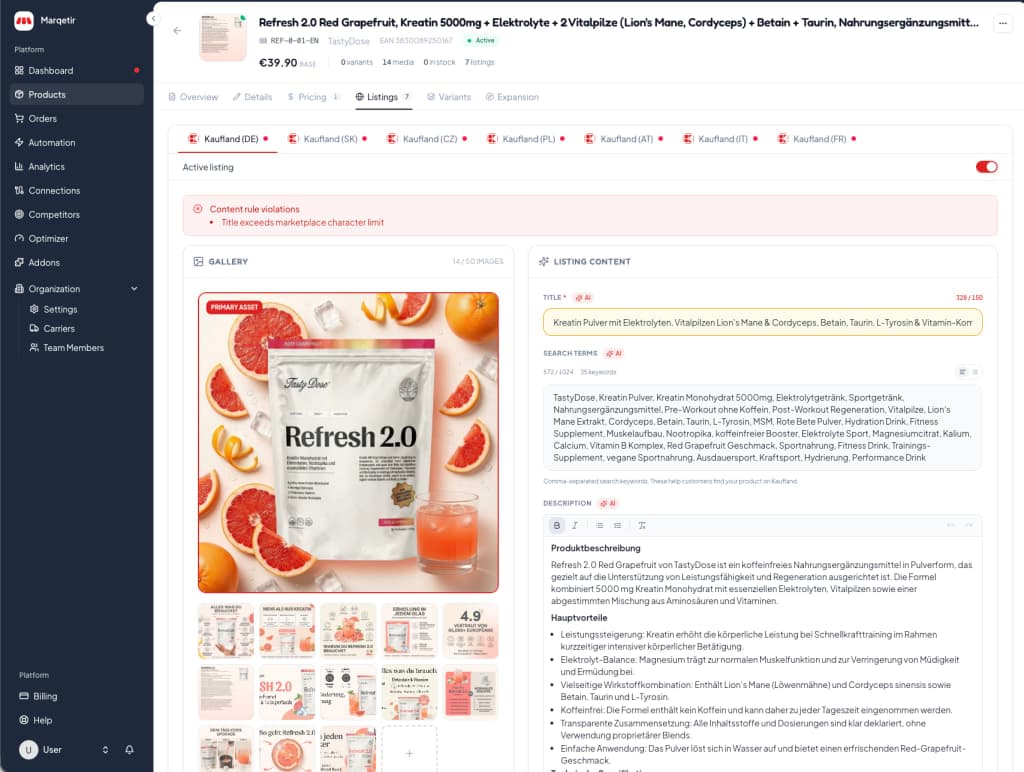 Marqetir screenshot 1 of 4