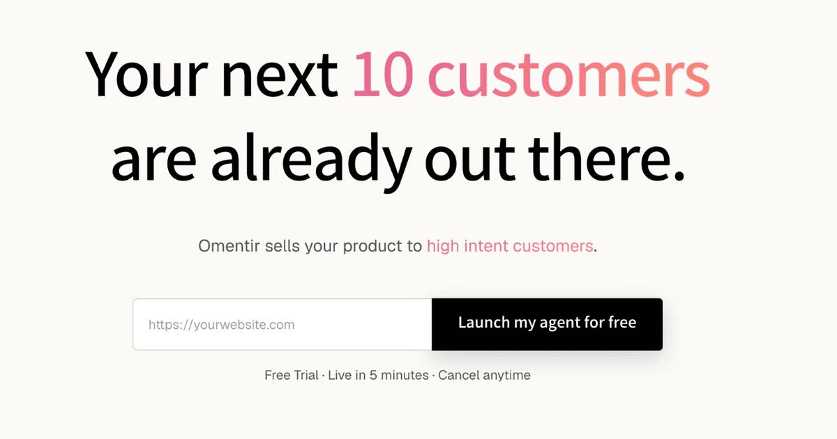 Omentir - Convert Linkedin users into your customers.