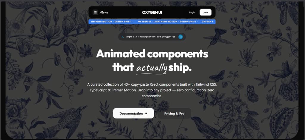 Oxygen UI screenshot 1 of 1