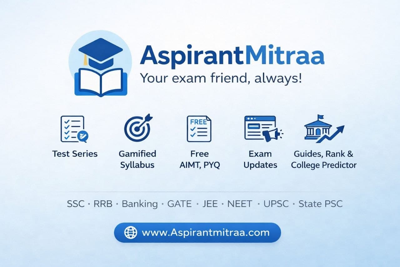 AspirantMitraa - India's Leading Exam Prep Platform