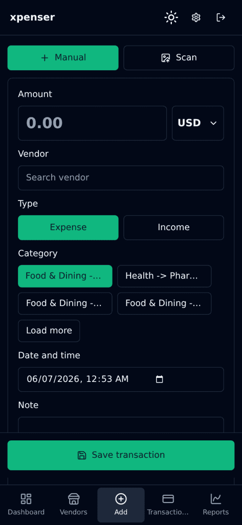 xpenser screenshot 2 of 5