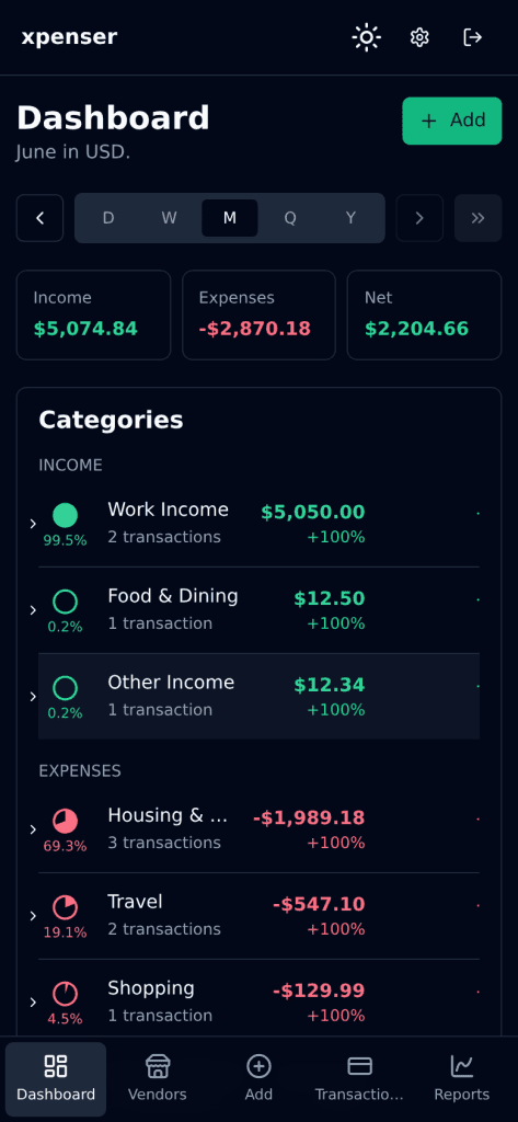 xpenser screenshot 3 of 5