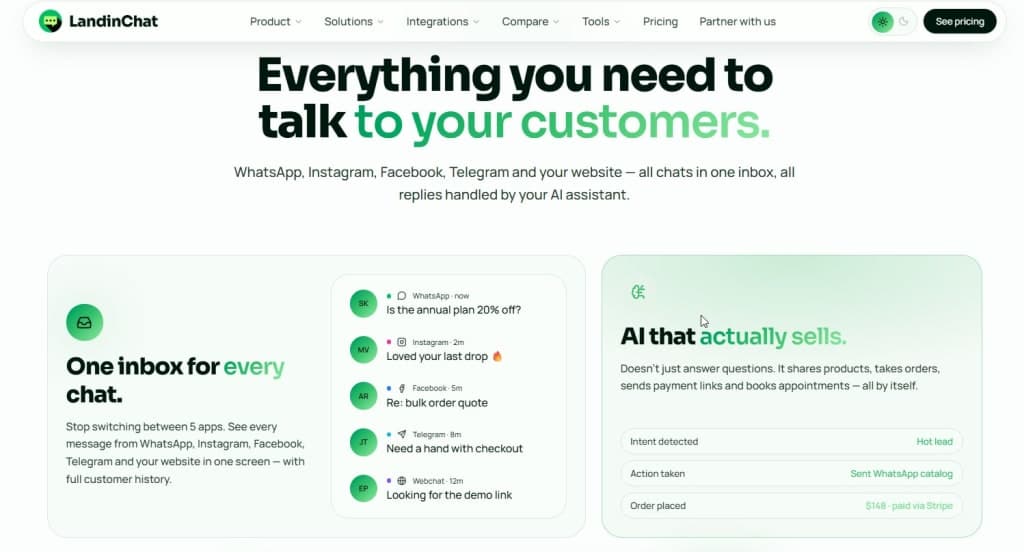LandinChat screenshot 3 of 3