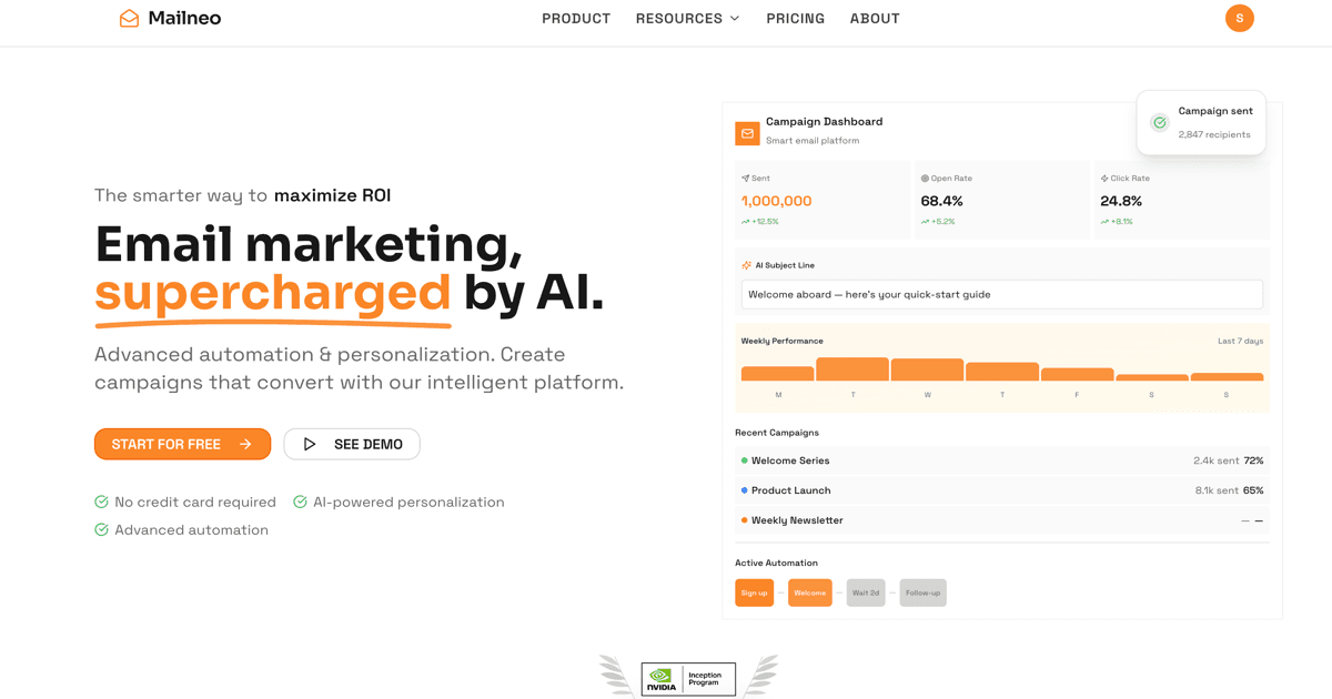 Mailneo - Email Marketing Platform for Growing Teams
