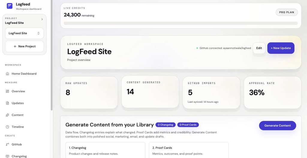 Logfeed screenshot 2 of 6
