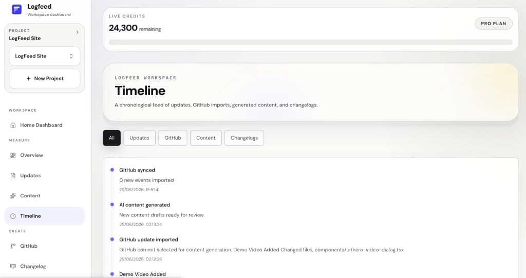 Logfeed screenshot 5 of 6