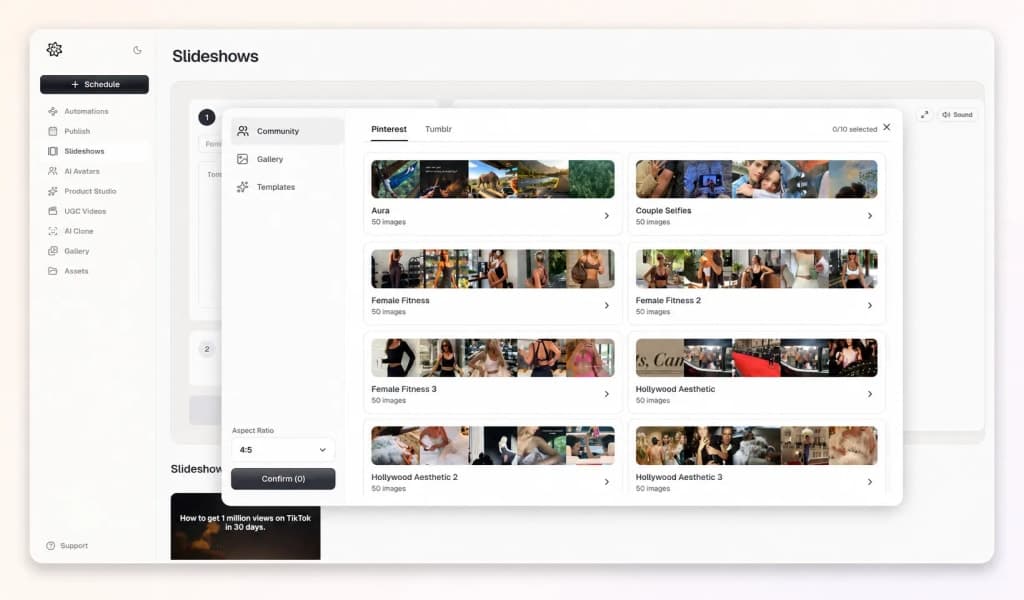 Reels Farm - AI Video Generator & Social Media Scheduler screenshot 2