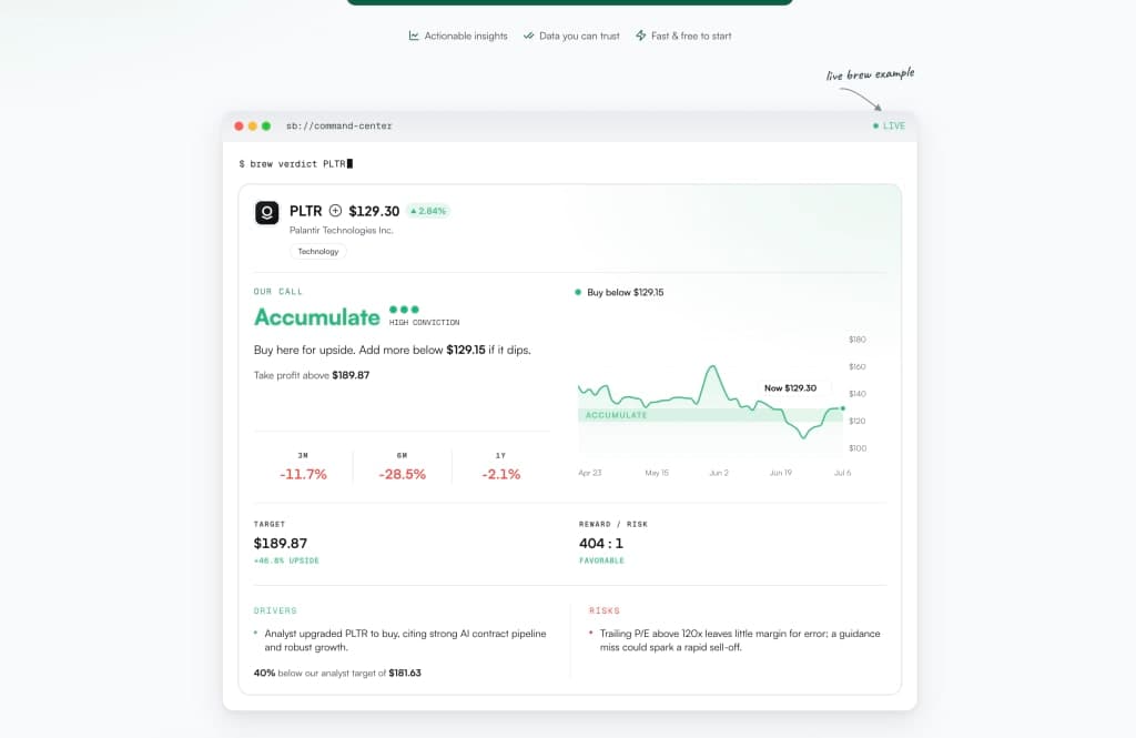 stocksbrew screenshot 2 of 6
