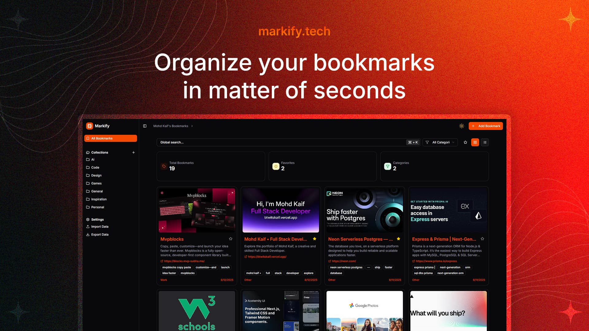 Markify - The Only Bookmark Manager You'll Ever Need