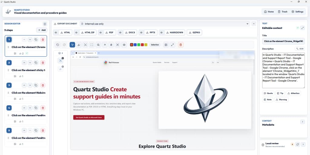 Quartz Studio screenshot 3 of 3
