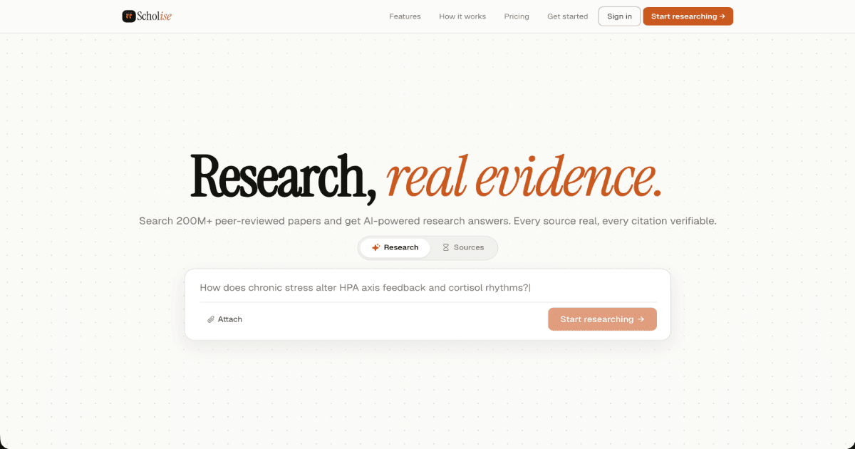 Scholise — AI Research Workspace