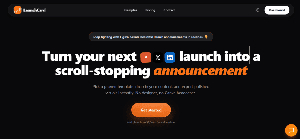 LaunchCard screenshot 1 of 3