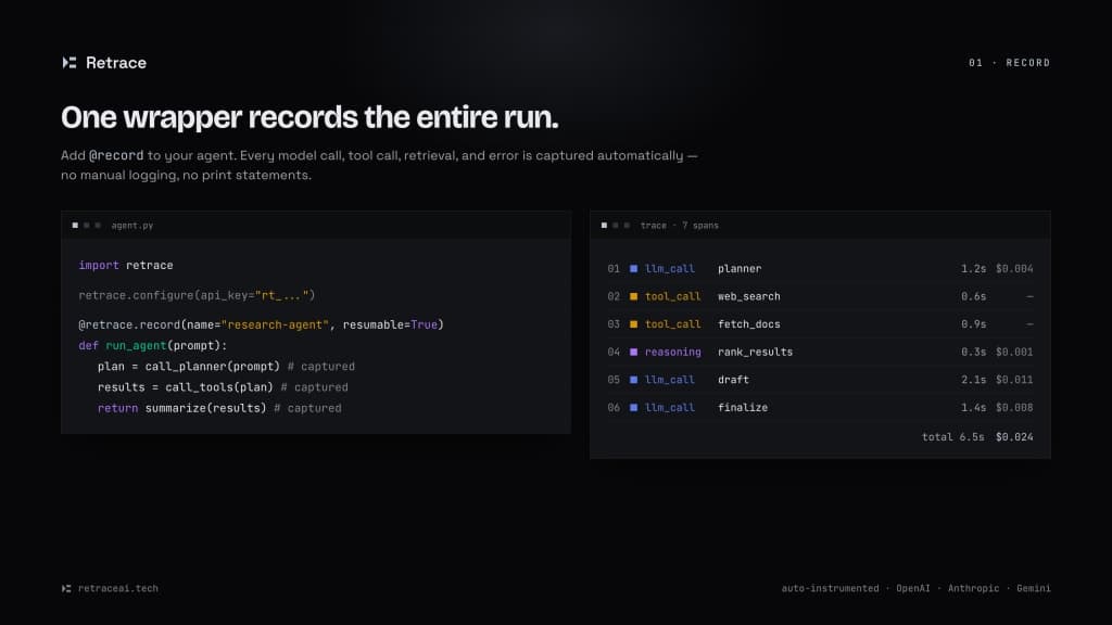 Retrace screenshot 2 of 6