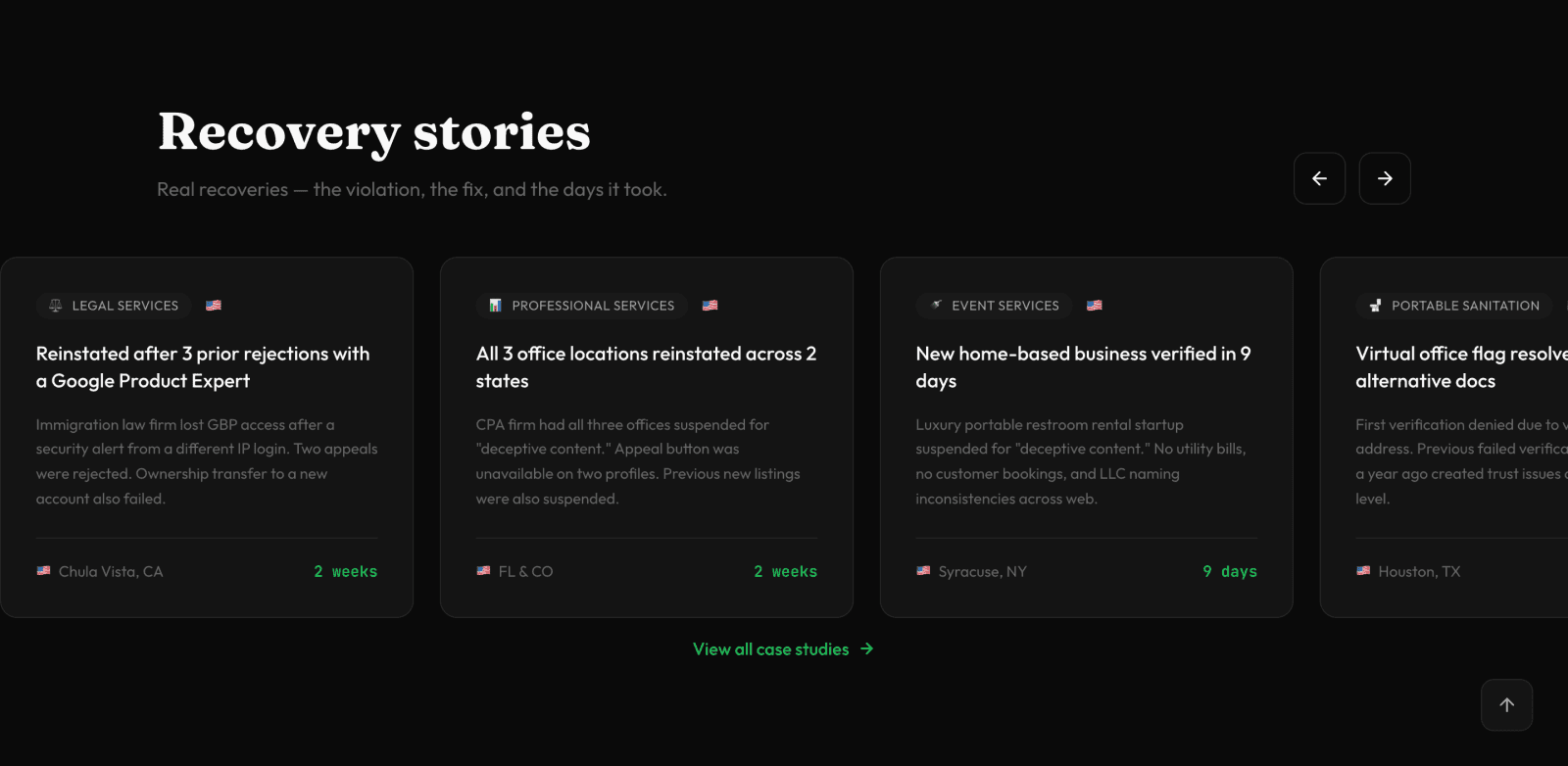 Arif Shaik — GBP Suspension Recovery screenshot 4 of 6
