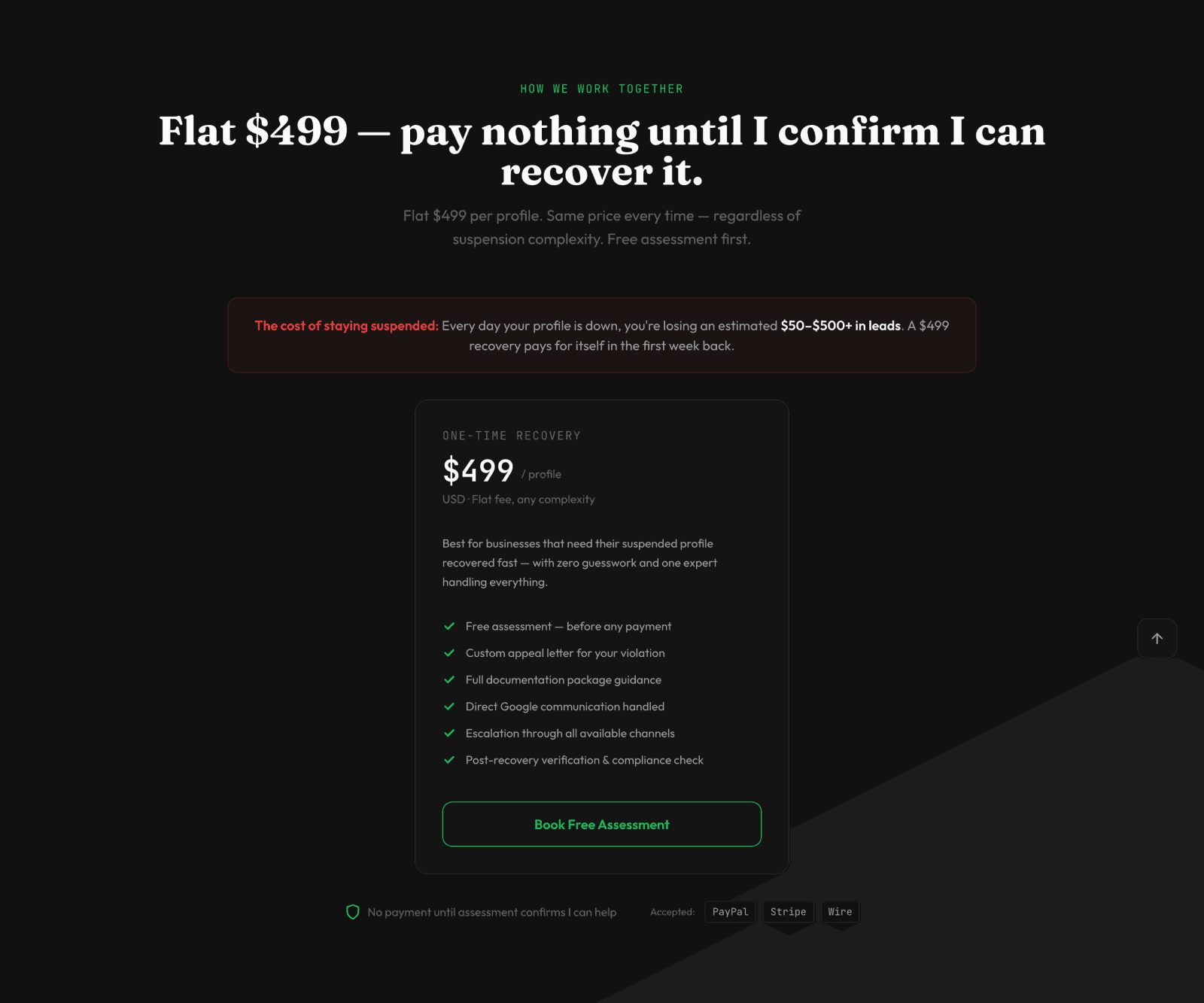 Arif Shaik — GBP Suspension Recovery screenshot 6 of 6