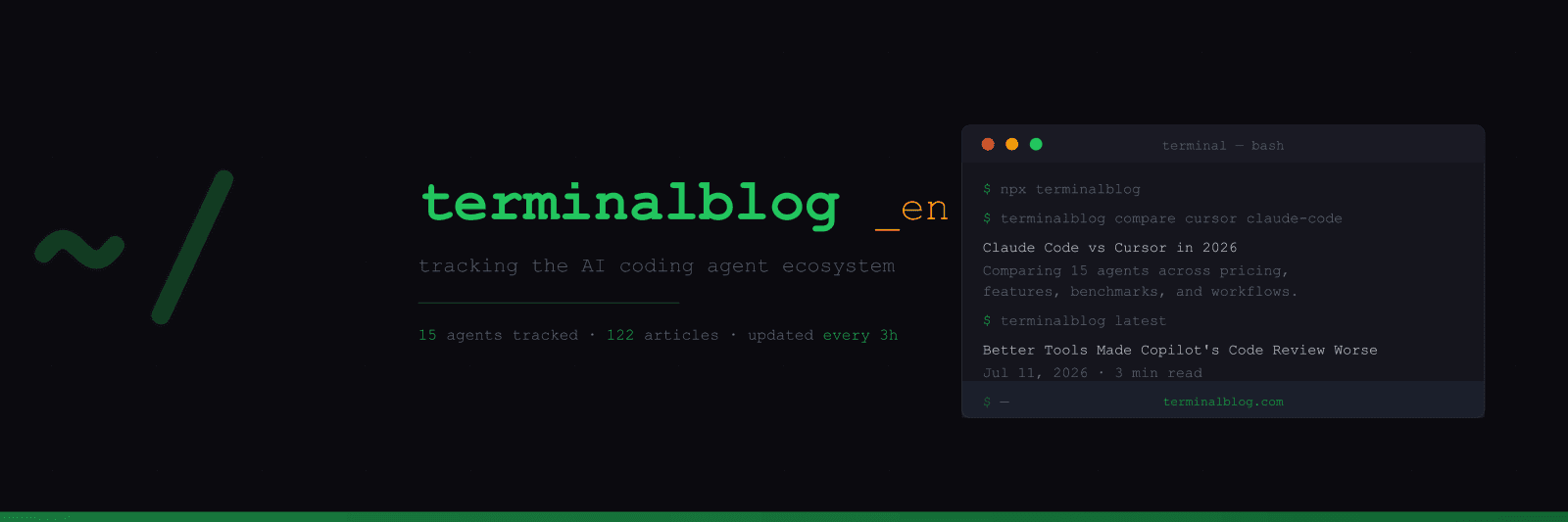 Terminalblog screenshot 1 of 3