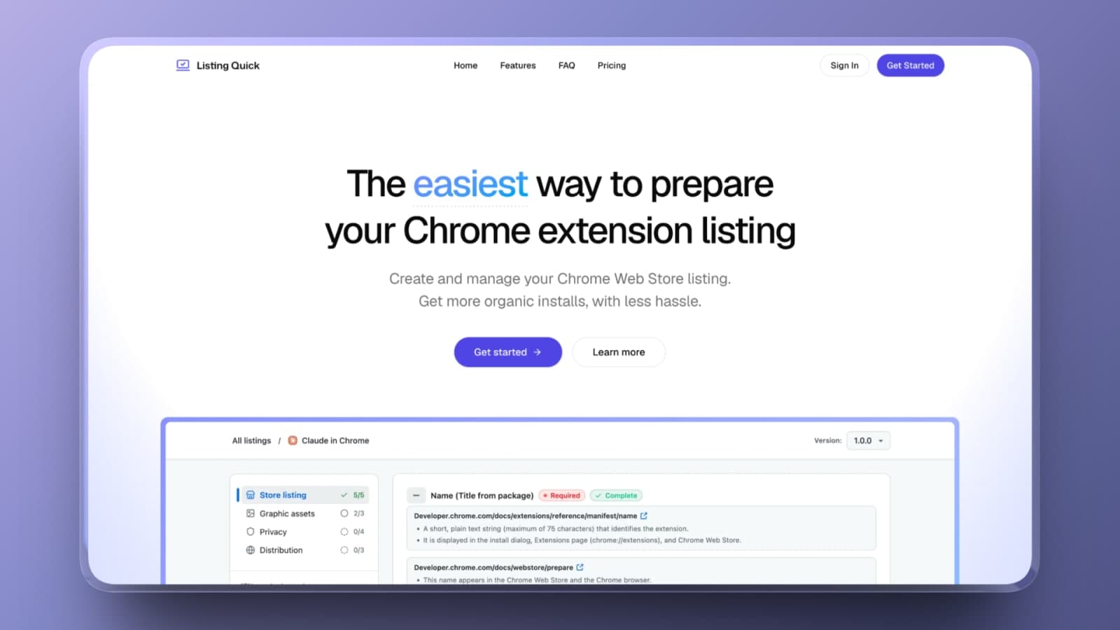 Listing Quick screenshot 1 of 5