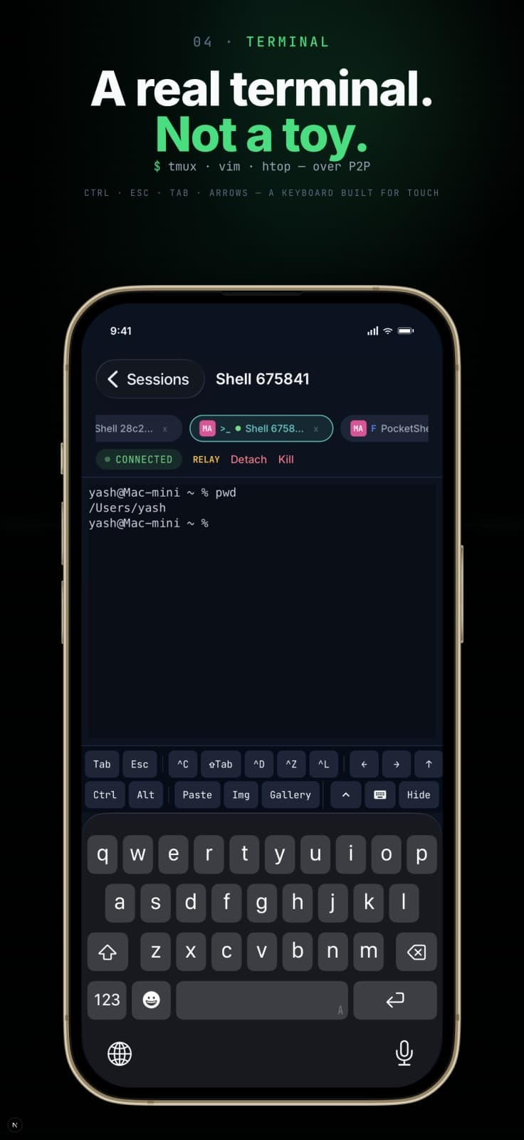 PocketShell screenshot 3 of 5