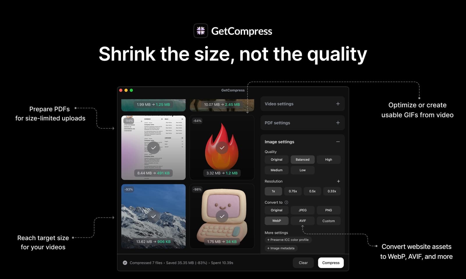 GetCompress screenshot 4 of 6