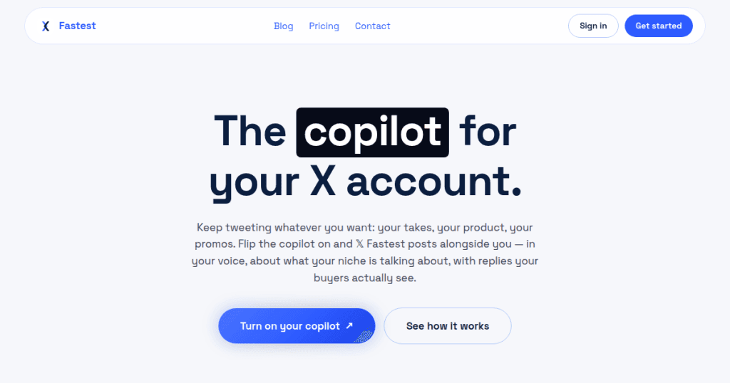 Xfaste.st — Your copilot for X account management