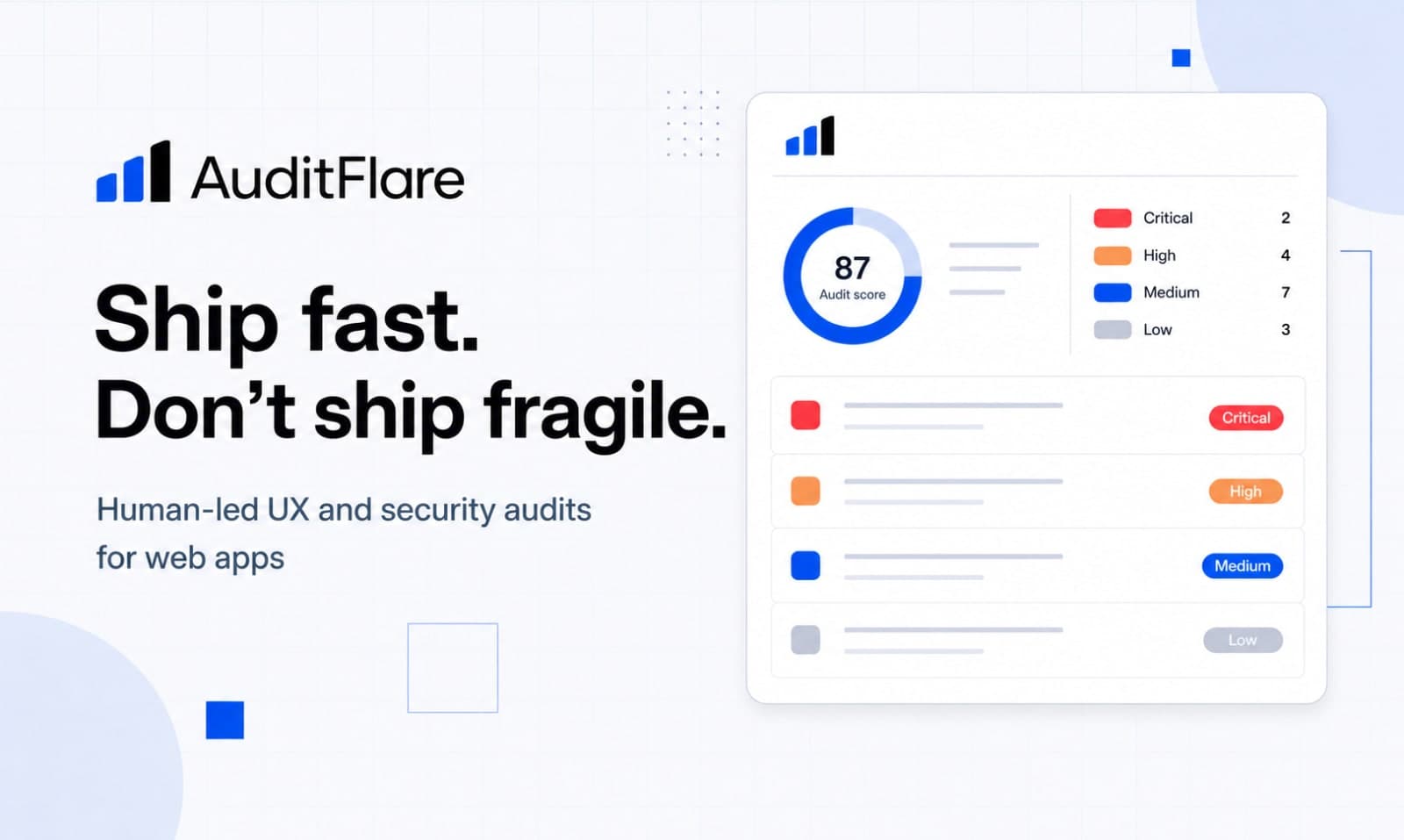Audit Flare screenshot 1 of 5