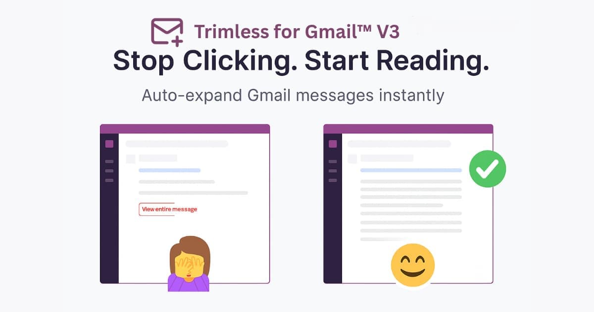 Trimless for Gmail™ V3 screenshot 1 of 1