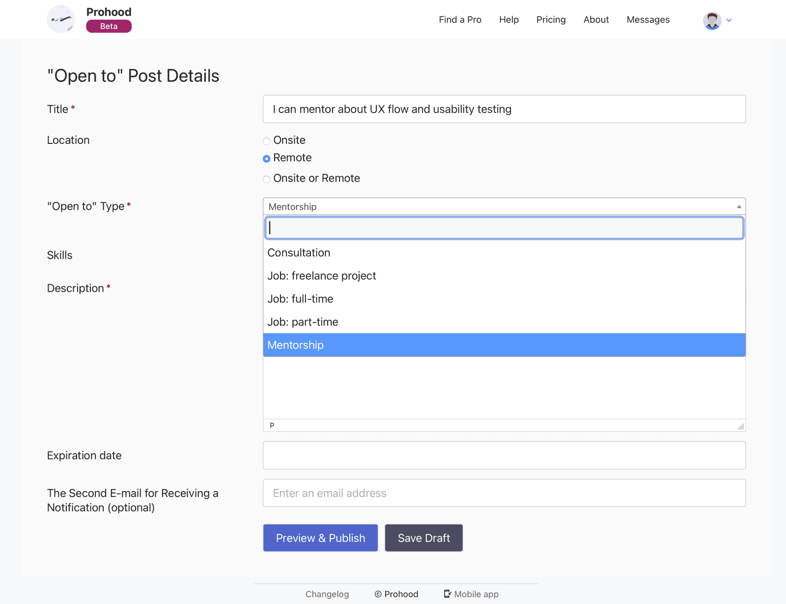 Prohood screenshot 1 of 6